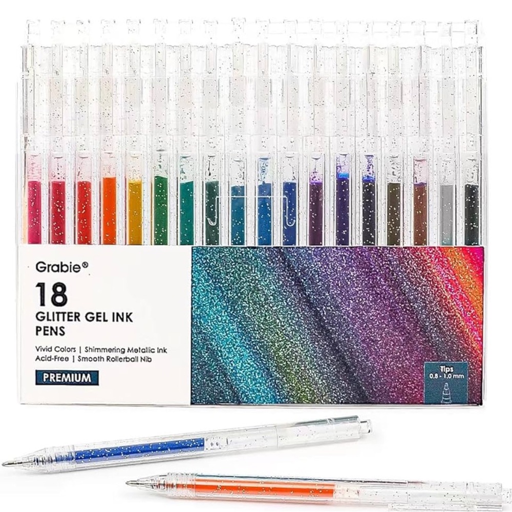 Grabie glitter gel pens